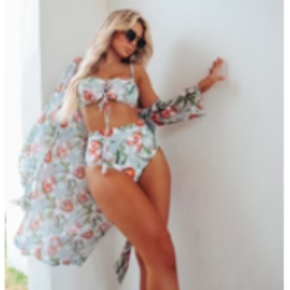 Keep Palm & Carry On Cover Up Kimono